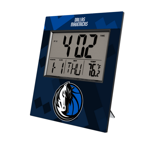 Dallas Mavericks Color Block Wall Clock-0