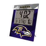 Baltimore Ravens Color Block Wall Clock-0