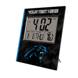 Carolina Panthers Personalized Hatch Wall Clock