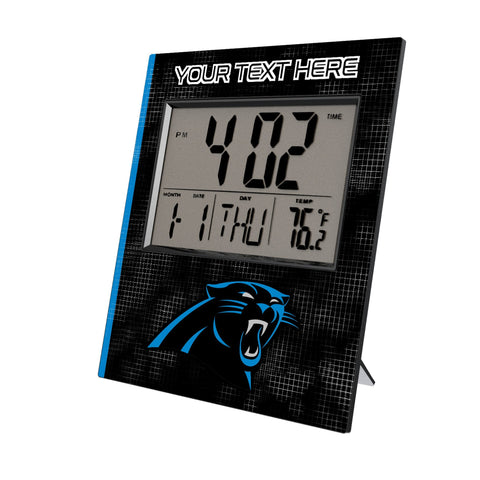 Carolina Panthers Personalized Hatch Wall Clock