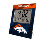 Denver Broncos Color Block Wall Clock-0