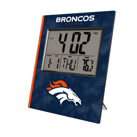 Denver Broncos Hatch Wall Clock-0