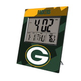 Green Bay Packers Color Block Wall Clock