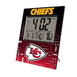 Kansas City Chiefs Quadtile Wall Clock