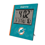 Miami Dolphins Hatch Wall Clock-0