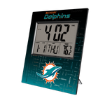 Miami Dolphins Quadtile Wall Clock-0