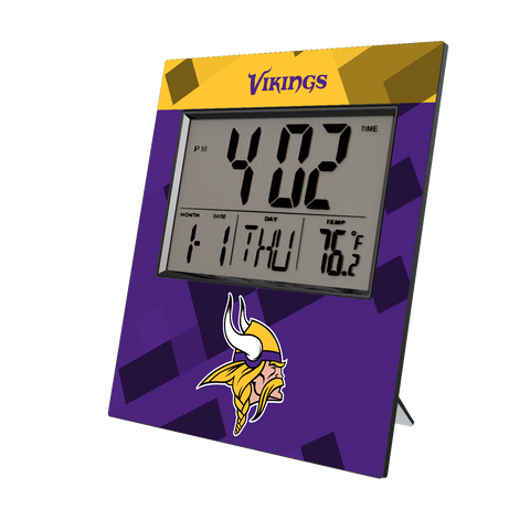 Minnesota Vikings Color Block Wall Clock-0