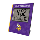 Minnesota Vikings Personalized Hatch Wall Clock