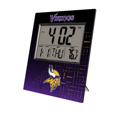 Minnesota Vikings Quadtile Wall Clock-0