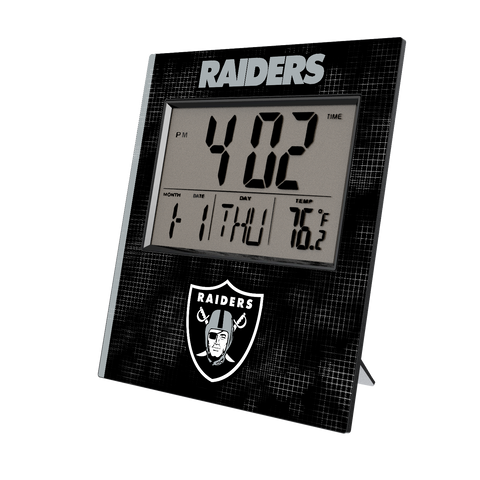 Las Vegas Raiders Hatch Wall Clock-0