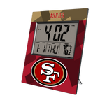 San Francisco 49ers Color Block Wall Clock-0