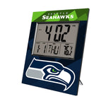 Seattle Seahawks Color Block Wall Clock