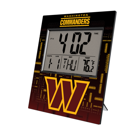 Washington Commanders Quadtile Wall Clock-0