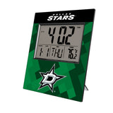 Dallas Stars Color Block Wall Clock
