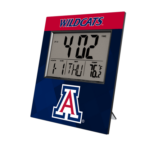 Arizona Wildcats Color Block Wall Clock-0