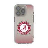 University of Alabama Crimson Tide Linen Clear Phone Case for Apple iPhone
