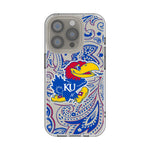 University of Kansas Jayhawks Paisley Clear Phone Case
