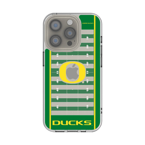 University of Oregon Ducks Field Clear Phone Case for Apple iPhone