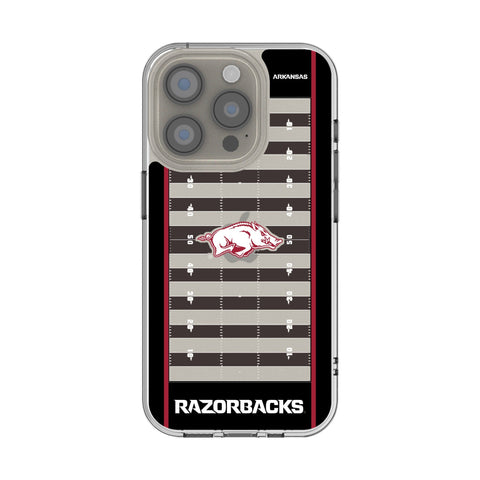 University of Arkansas Fayetteville Razorbacks Field Clear Phone Case for Apple iPhone