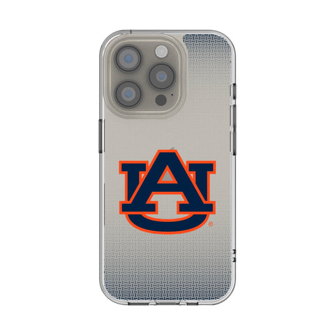 University of Auburn Tigers Linen Clear Phone Case for Apple iPhone