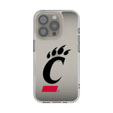 University of Cincinnati Bearcats Linen Clear Phone Case for Apple iPhone
