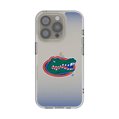 University of Florida Gators Linen Clear Phone Case for Apple iPhone