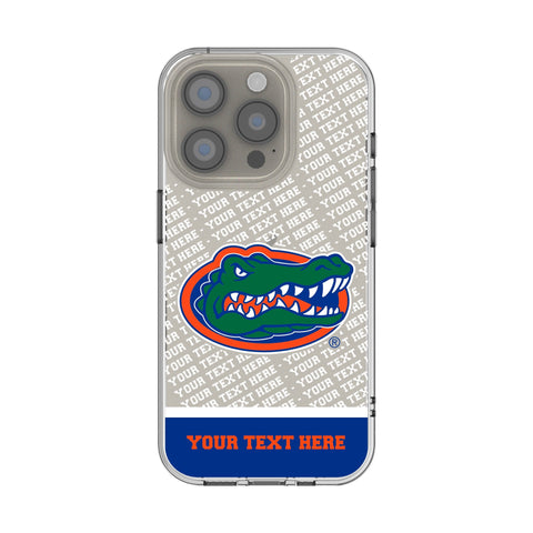 University of Florida Gators Personalized EndZone Plus Clear Phone Case for Apple iPhone