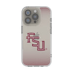 Florida State University Seminoles Athletic Wordmark Linen Clear Phone Case for Apple iPhone