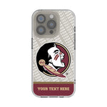 Florida State University Seminoles Personalized EndZone Plus Clear Phone Case for Apple iPhone