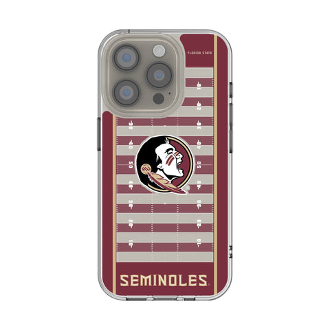 Florida State University Seminoles Field Clear Phone Case for Apple iPhone