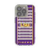 Louisiana State University Tigers Field Clear Phone Case for Apple iPhone