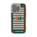 University of Miami Hurricanes Field Clear Phone Case for Apple iPhone