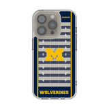 University of Michigan Wolverines Field Clear Phone Case for Apple iPhone