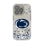Pennsylvania State University Nittany Lions Confetti Clear Phone Case for Apple iPhone