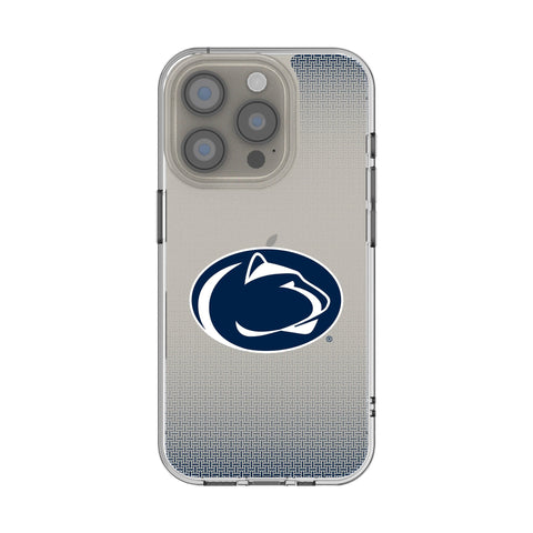 Pennsylvania State University Nittany Lions Linen Clear Phone Case for Apple iPhone