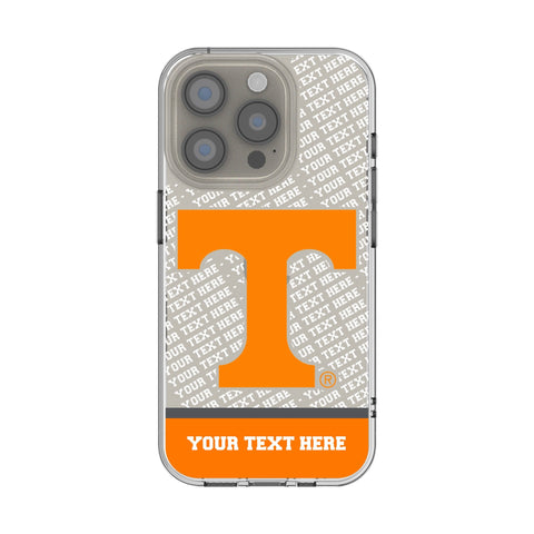 University of Tennessee Volunteers Personalized EndZone Plus Clear Phone Case for Apple iPhone