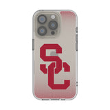 University of Southern California Trojans Linen Clear Phone Case for Apple iPhone