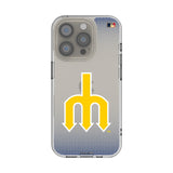 Seattle Mariners 1977-1980 - Cooperstown Collection Linen Clear Phone Case for Apple iPhone