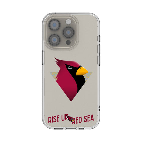 Arizona Cardinals 2024 Edition Clear Phone Case for Apple iPhone