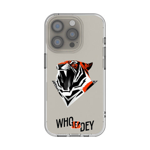 Cincinnati Bengals 2024 Edition Clear Phone Case for Apple iPhone