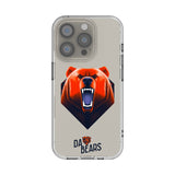 Chicago Bears 2024 Edition Clear Phone Case for Apple iPhone