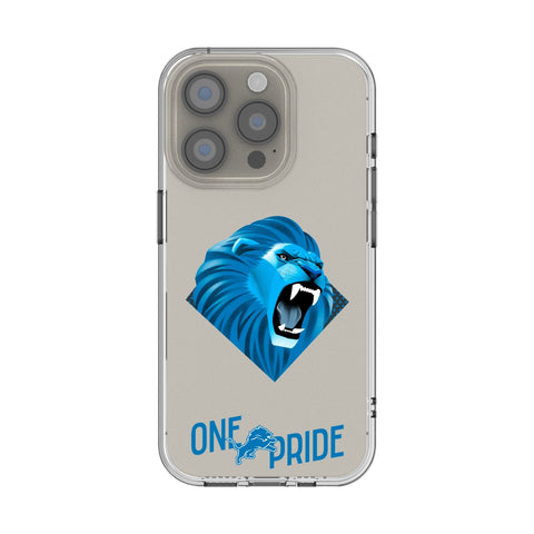 Detroit Lions 2024 Edition Clear Phone Case for Apple iPhone