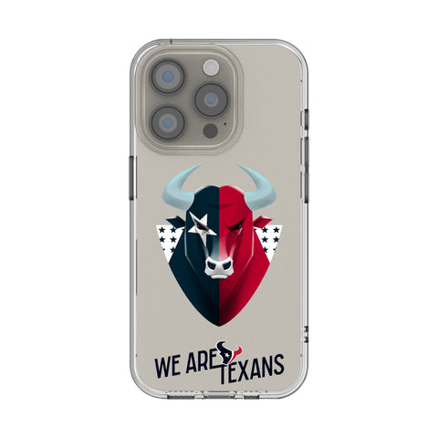 Houston Texans 2024 Edition Clear Phone Case for Apple iPhone