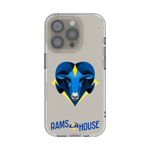 Los Angeles Rams 2024 Edition Clear Phone Case for Apple iPhone