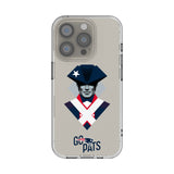New England Patriots 2024 Edition Clear Phone Case for Apple iPhone