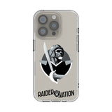 Las Vegas Raiders 2024 Edition Clear Phone Case for Apple iPhone