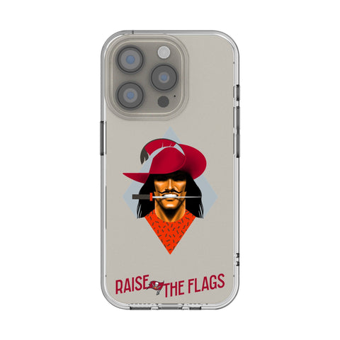 Tampa Bay Buccaneers 2024 Edition Clear Phone Case for Apple iPhone
