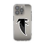 Atlanta Falcons Classic Linen Clear Phone Case for Apple iPhone