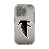 Atlanta Falcons Classic Linen Clear Phone Case for Apple iPhone