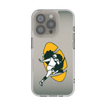 Green Bay Packers Historic Collection Linen Clear Phone Case for Apple iPhone